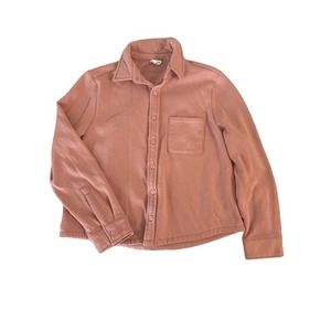 Rosio Pink Button Collared Jacket Size L